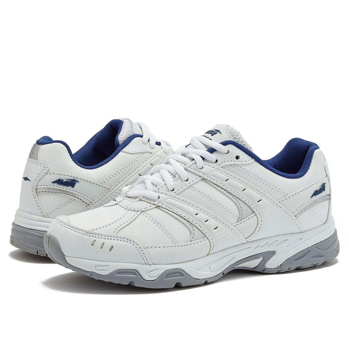 Avia Verge Women's Sneakers - Lightweight Tennis, Court, Cross Training & Pickleball Shoes for Women with Arch Support | Classic Black & White Walking Shoes | Wide & Medium Width Options | Perfect for Gym, Workouts & Casual Wear