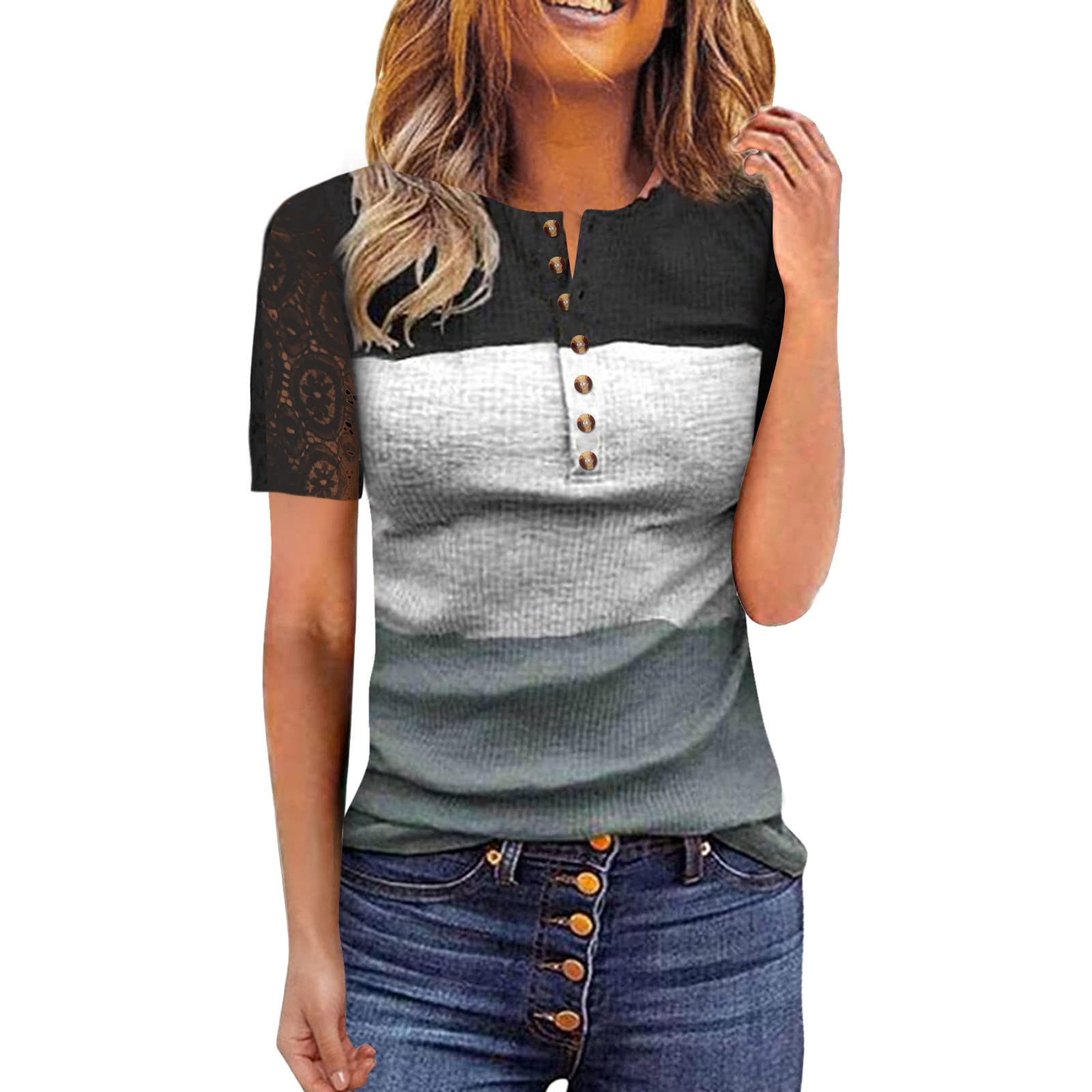 Women's Long Sleeve V-Neck Tunic Tops - Casual Fall Blouses for Women & Teen Girls | Perfect for Office Wear, Date Nights & Autumn Layering