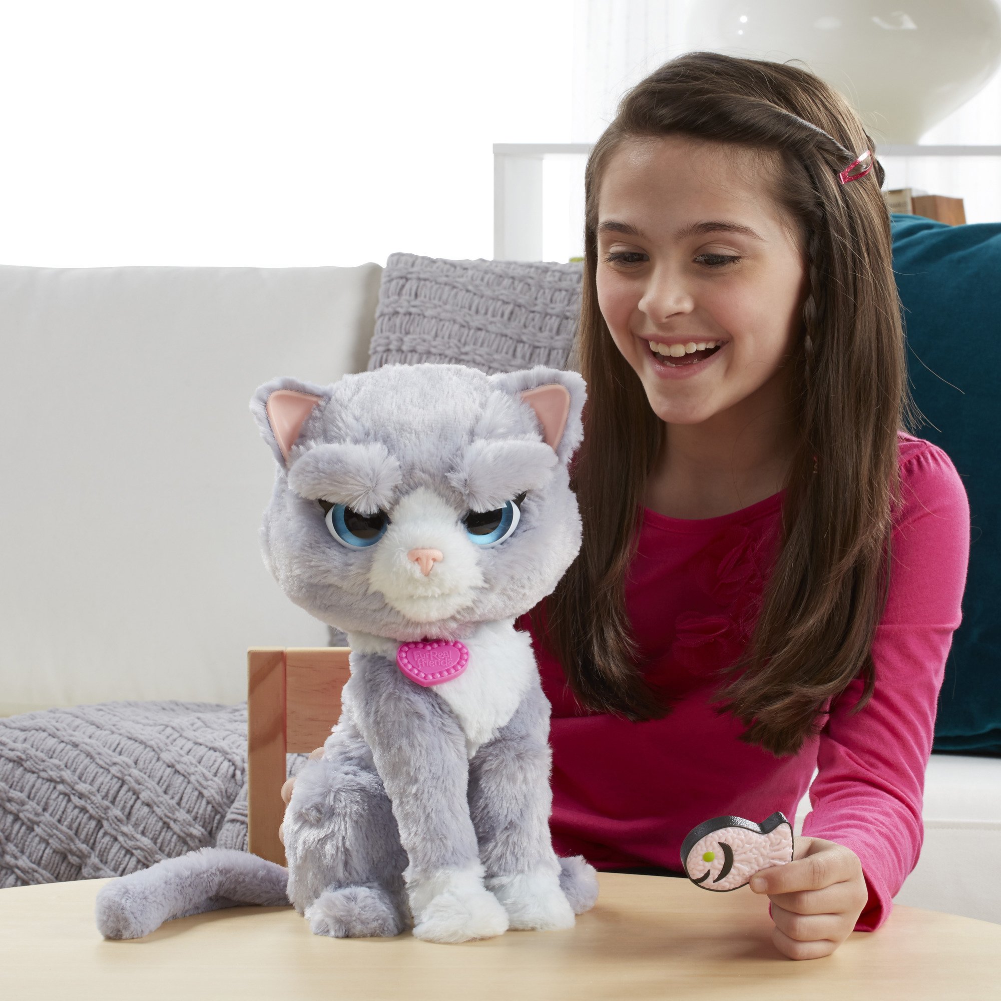 FurReal B5936AS0 Interactive Bootsie the Cat Toy - Realistic Animated Pet for Kids, Perfect for Playtime & Cuddling at Home