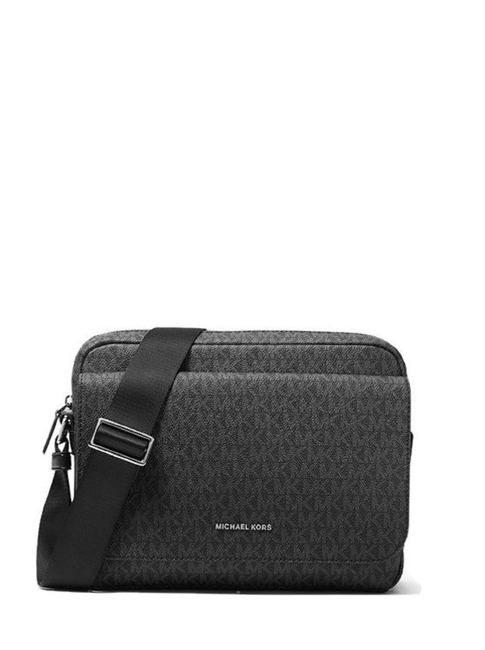Michael Kors Cooper Logo Camera Bag for Women - Stylish Black Crossbody Purse for Travel, Work & Everyday Use