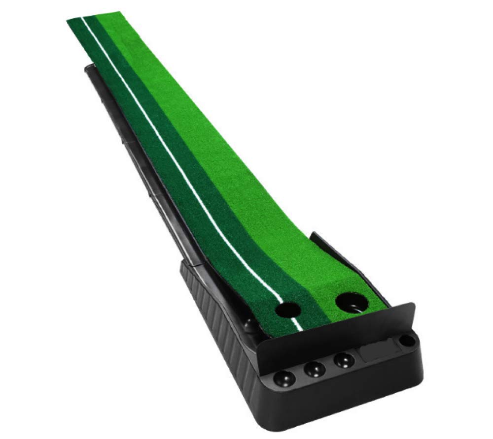 Indoor Golf Putting Trainer - Mini Practice Putter Rod Push Set for Home & Office | Improve Short Game & Perfect Your Stroke