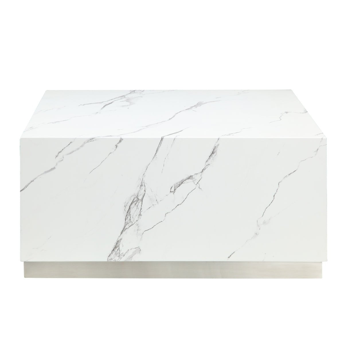 Astraia Collection Modern Large Square Coffee Table - Stylish Centerpiece for Living Room, Lounge & Office Decor
