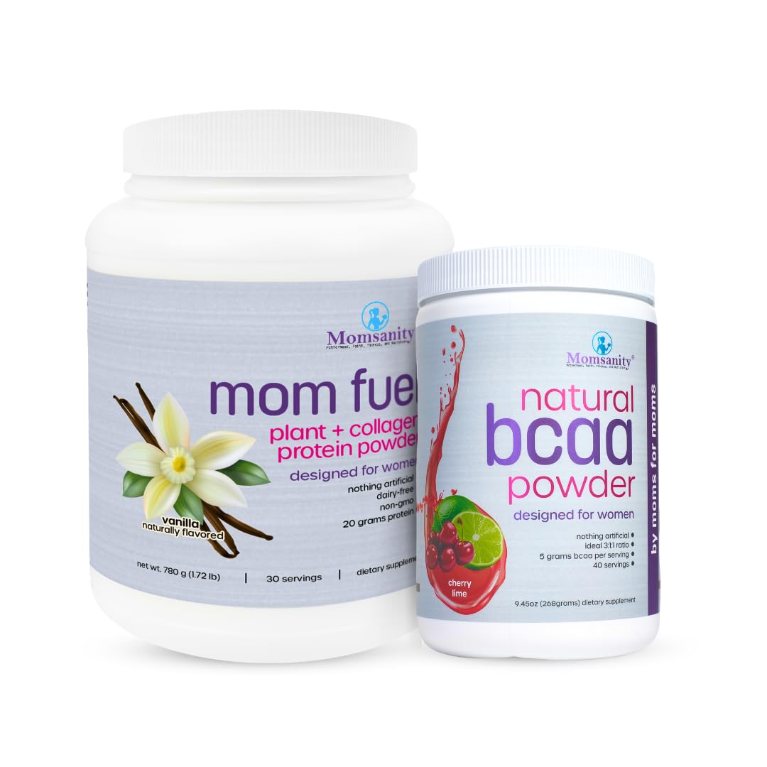 Cherry Lime BCAA Powder & Vanilla Protein Powder for Women - Pre Workout Supplement & Muscle Recovery - Delicious Recipe Guide Included - Perfect for Gym, Fitness & Post-Workout Recovery