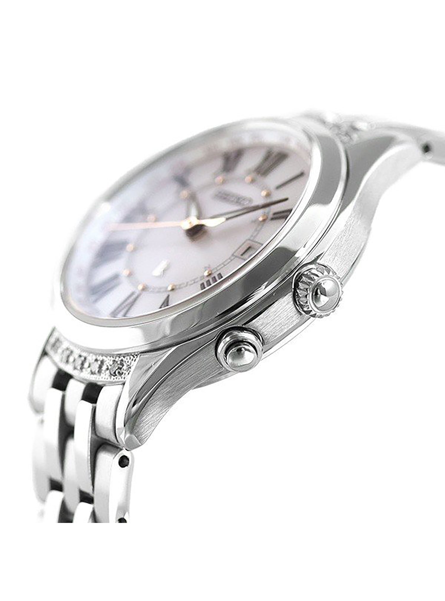 SEIKO LUKIA SSVV053 Japanese Automatic Watch for Women - Elegant Stainless Steel Dress Watch with Date Display | Perfect for Business, Office, and Formal Occasions