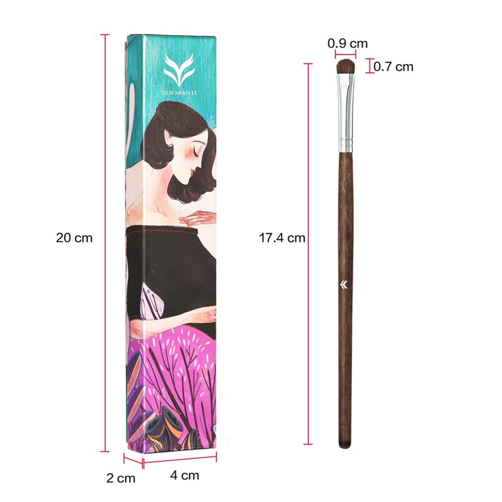 VMS INDIA Professional Wooden Handle Soft Fabric Eyeshadow Brush Set - Concealer, Smokey Eye, Powder & Cream Makeup Brushes for Flawless Eye Makeup Application | Perfect for Daily Use, Party & Special Occasions