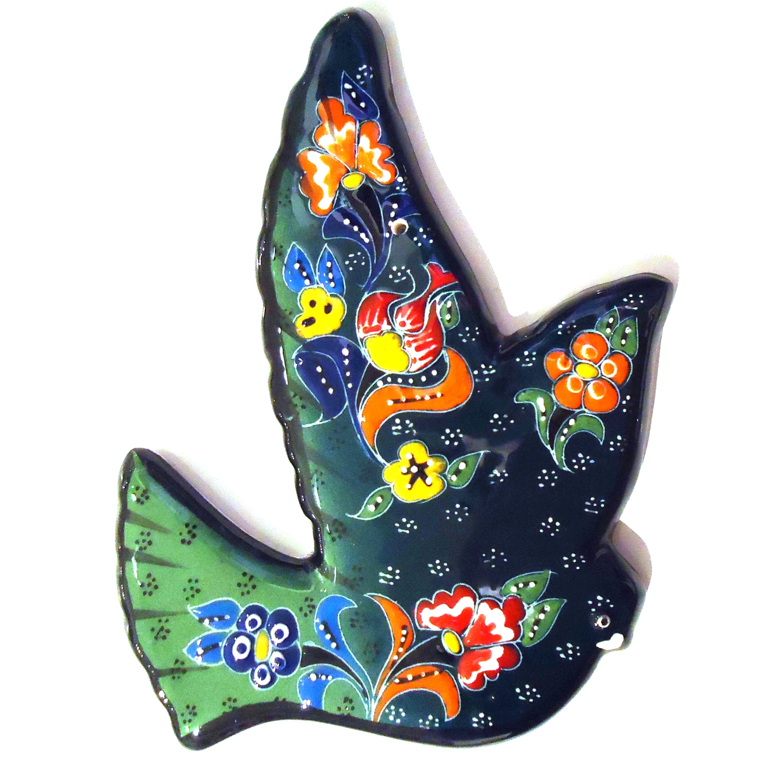Handmade Ceramic Trivet with Bird Design - Heat Resistant Coaster for Hot Pots & Pans - Perfect for Kitchen, Dining Table, and Home Decor