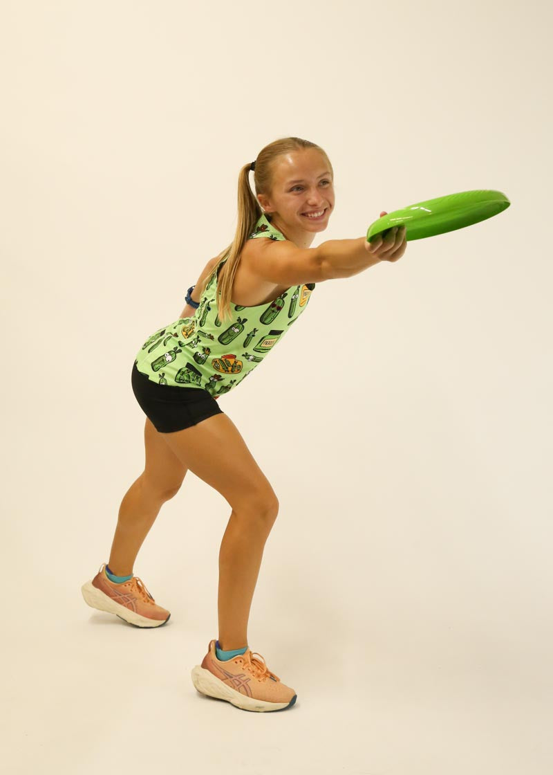 Women's Pickles Performance Singlet - Breathable & Moisture-Wicking Workout Top for Running, Yoga & Gym