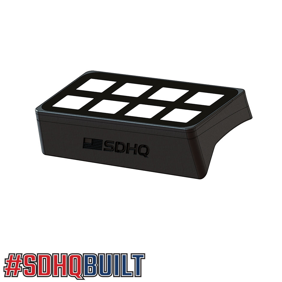 2021-2024 Ford F-150 SDHQ Built Switch Pros SP-9100 Flow-Through Center Console Keypad Mount | Off-Road & Overlanding Accessory