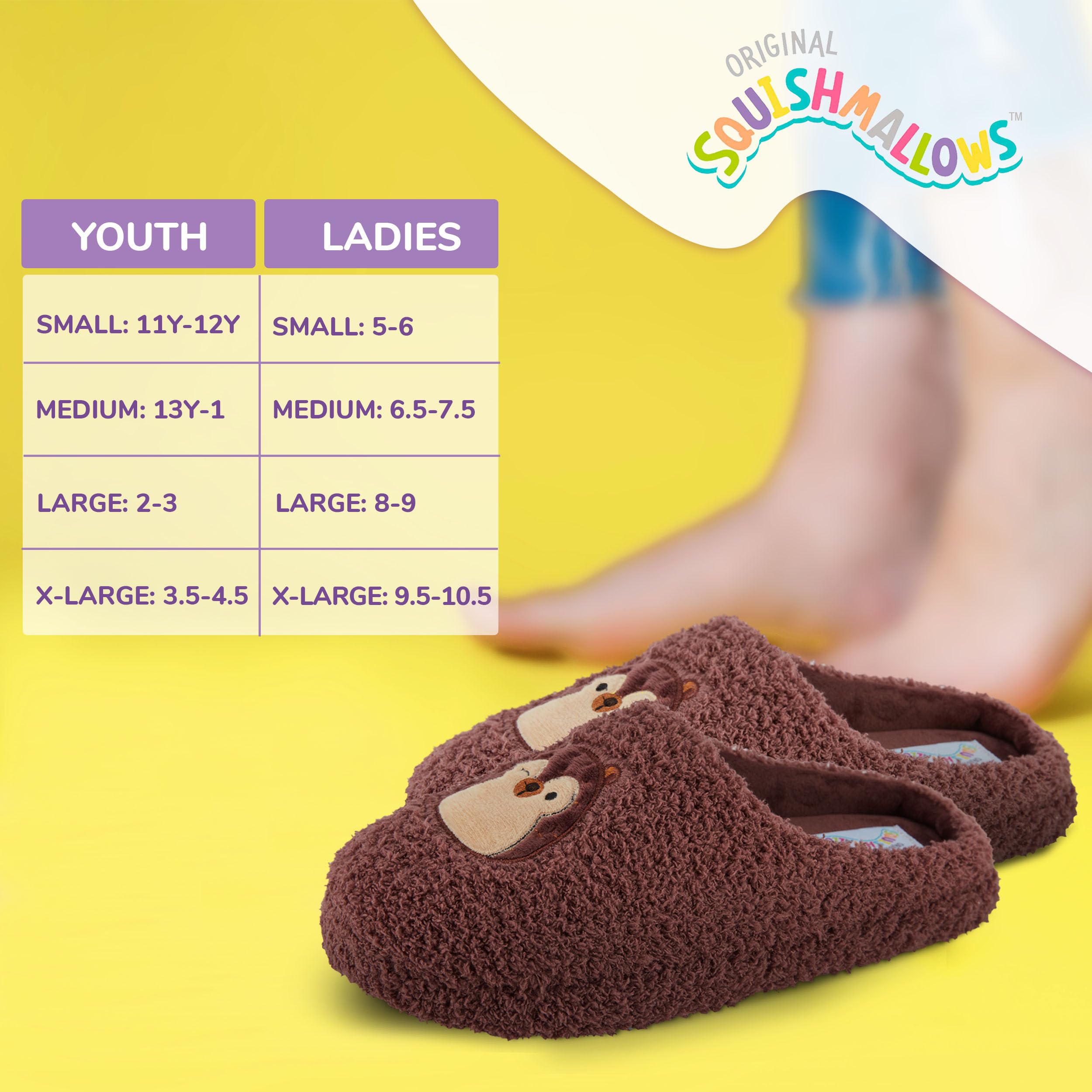 Soft & Cozy Squishmallows Fuzzy Slippers for Women & Kids - Plush Indoor House Shoes with Non-Slip Sole - Perfect Gift for Christmas, Birthday & Relaxing at Home