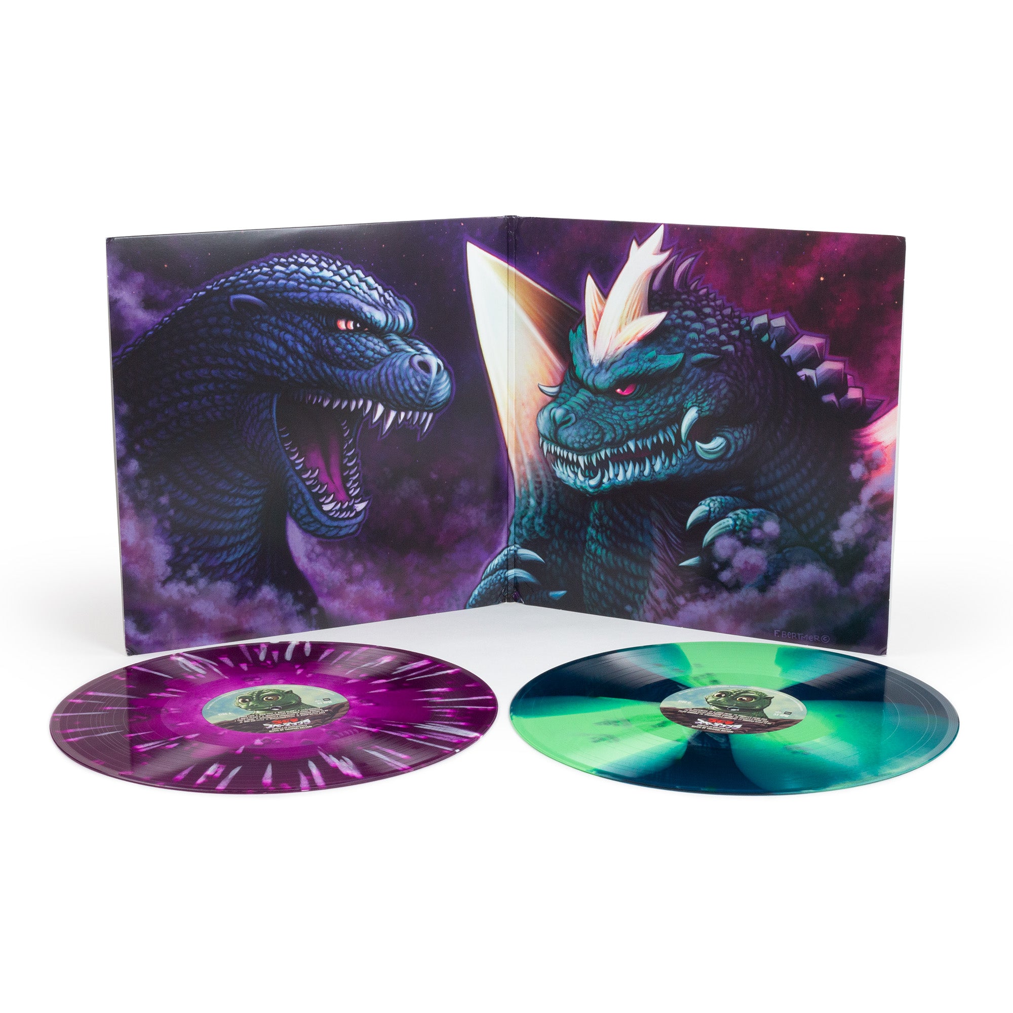Godzilla vs. SpaceGodzilla Original Motion Picture Soundtrack 2XLP Vinyl Record - Limited Edition Movie Score for Collectors & Film Music Enthusiasts - Perfect for Home Theater & Anime Conventions
