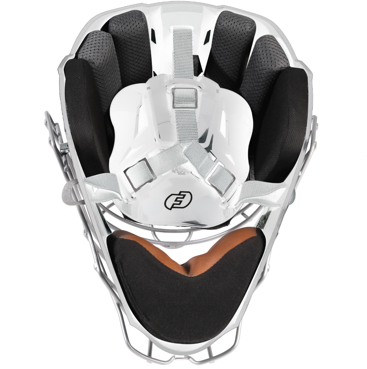 FORCE3 XS3® PRO Catchers Helmet - NOCSAE Certified Gloss Finish Baseball Catcher's Mask for Youth & Adult Players - Perfect for Games, Training & Safety Protection