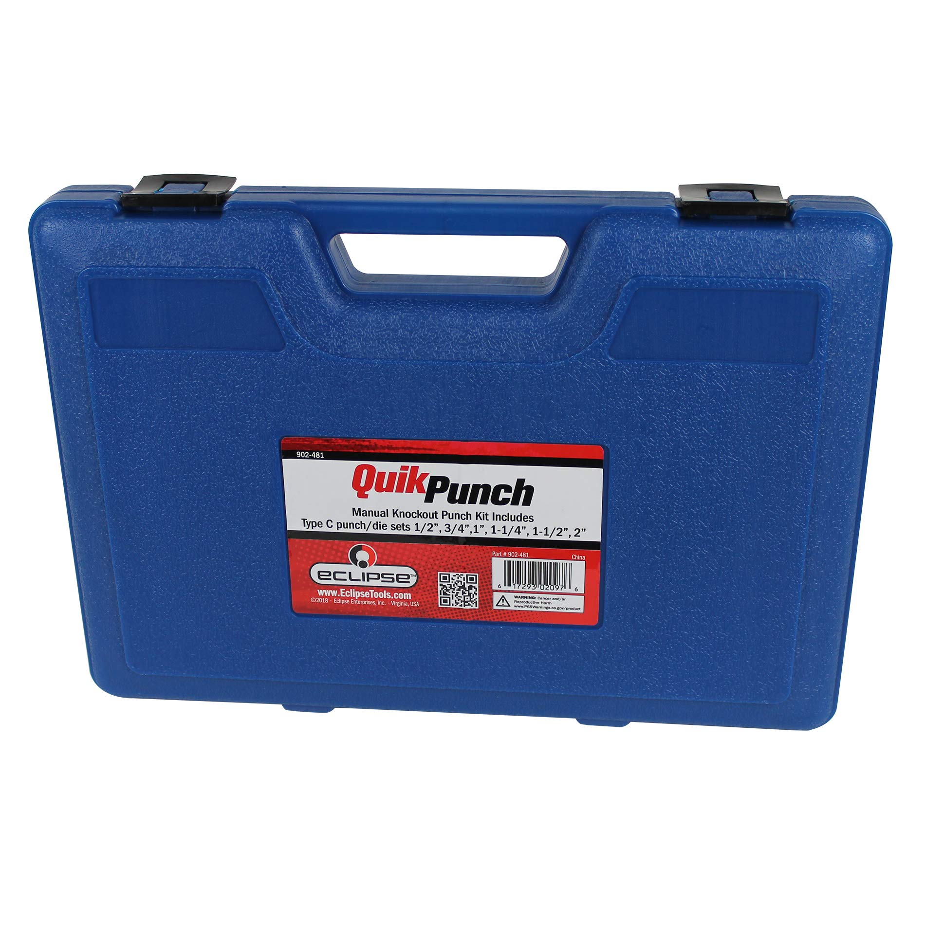 Eclipse Tools QuikPunch Kit - Professional Punch Tool Set for Metalworking