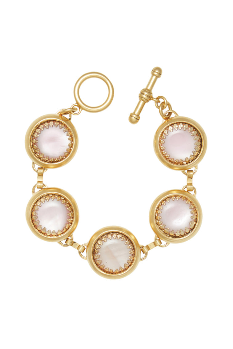 Brinker+Eliza Sterling Silver Petal Bubble Bracelet for Women - Elegant Floral Design Jewelry Gift for Birthday, Anniversary & Special Occasions | Perfect for Weddings, Parties & Everyday Wear