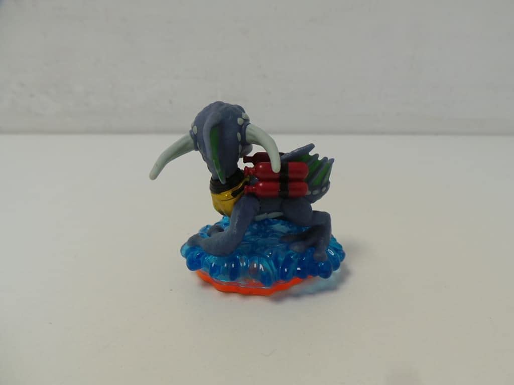 Skylanders Giants Zap Action Figure - Black Synthetic Resin Collectible Toy for Kids | Video Game Character for Interactive Play & Display