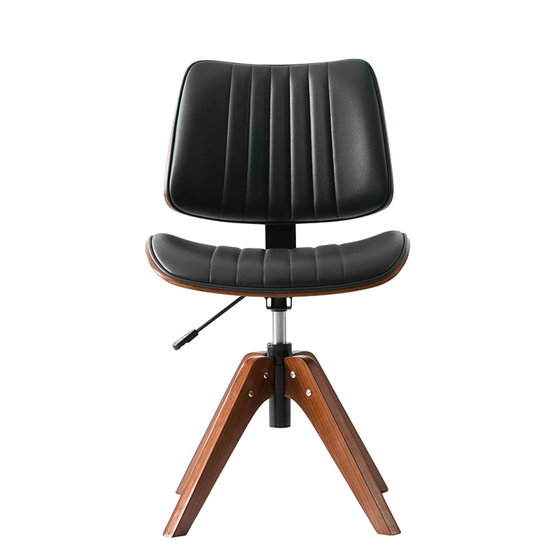 Griselda Adjustable Office Chair with Stable Wooden Frame & Ergonomic Back Support - Perfect for Home Office, Gaming, and Workspace Comfort