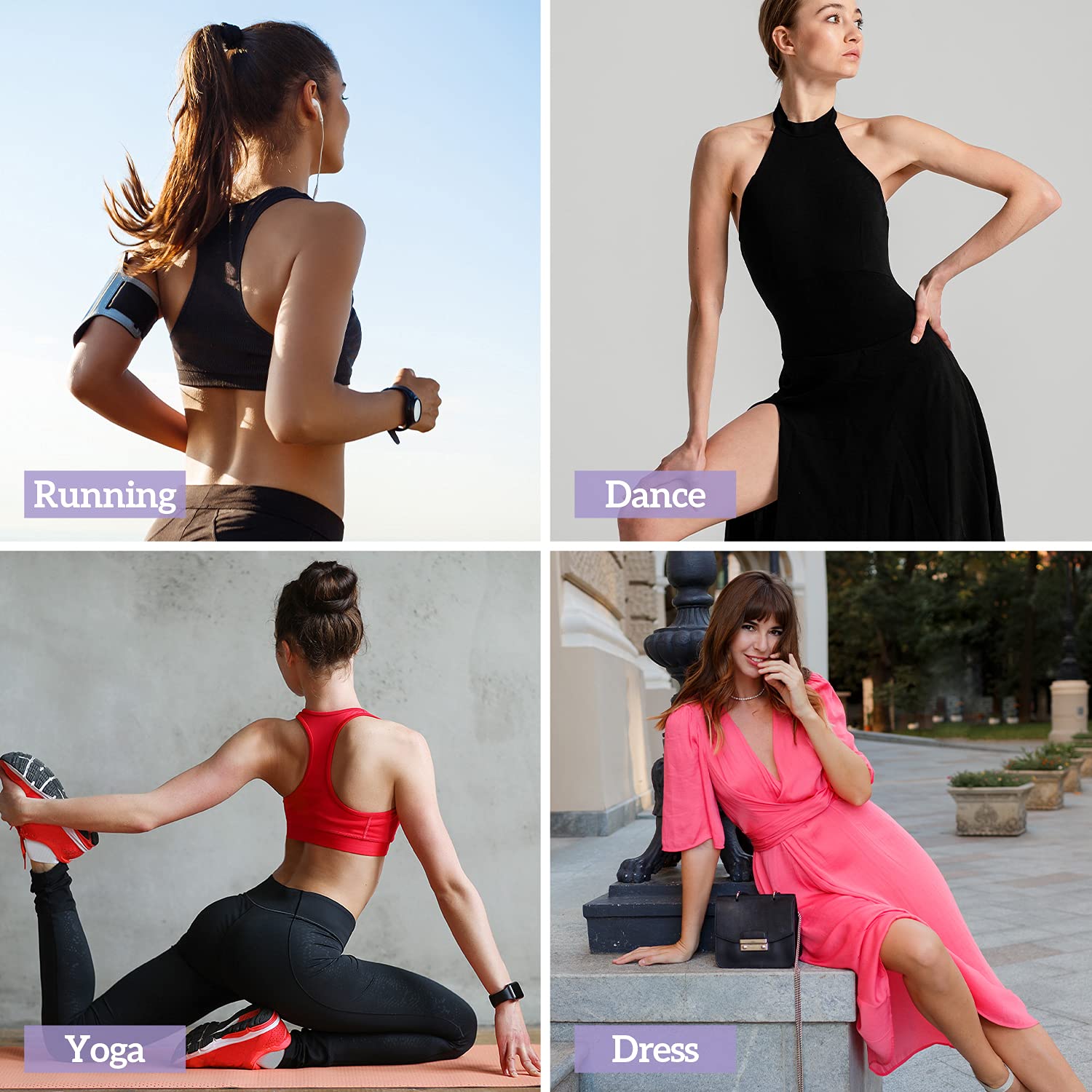 12Pcs Bra Strap Clips - Anti-Slip Back Bra Straps Holder & Cleavage Control Buckles for Women | Perfect for Workout, Formal Wear & Everyday Comfort