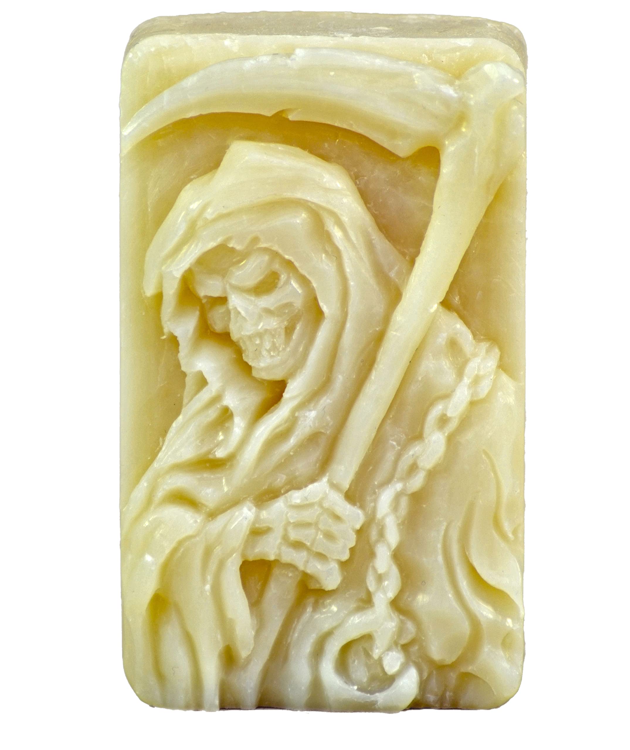 Grim Reaper Silicone Mold for DIY Soap Making, Candle Crafting & Resin Art - Perfect for Halloween Decorations, Cosplay Props & Spooky Party Favors