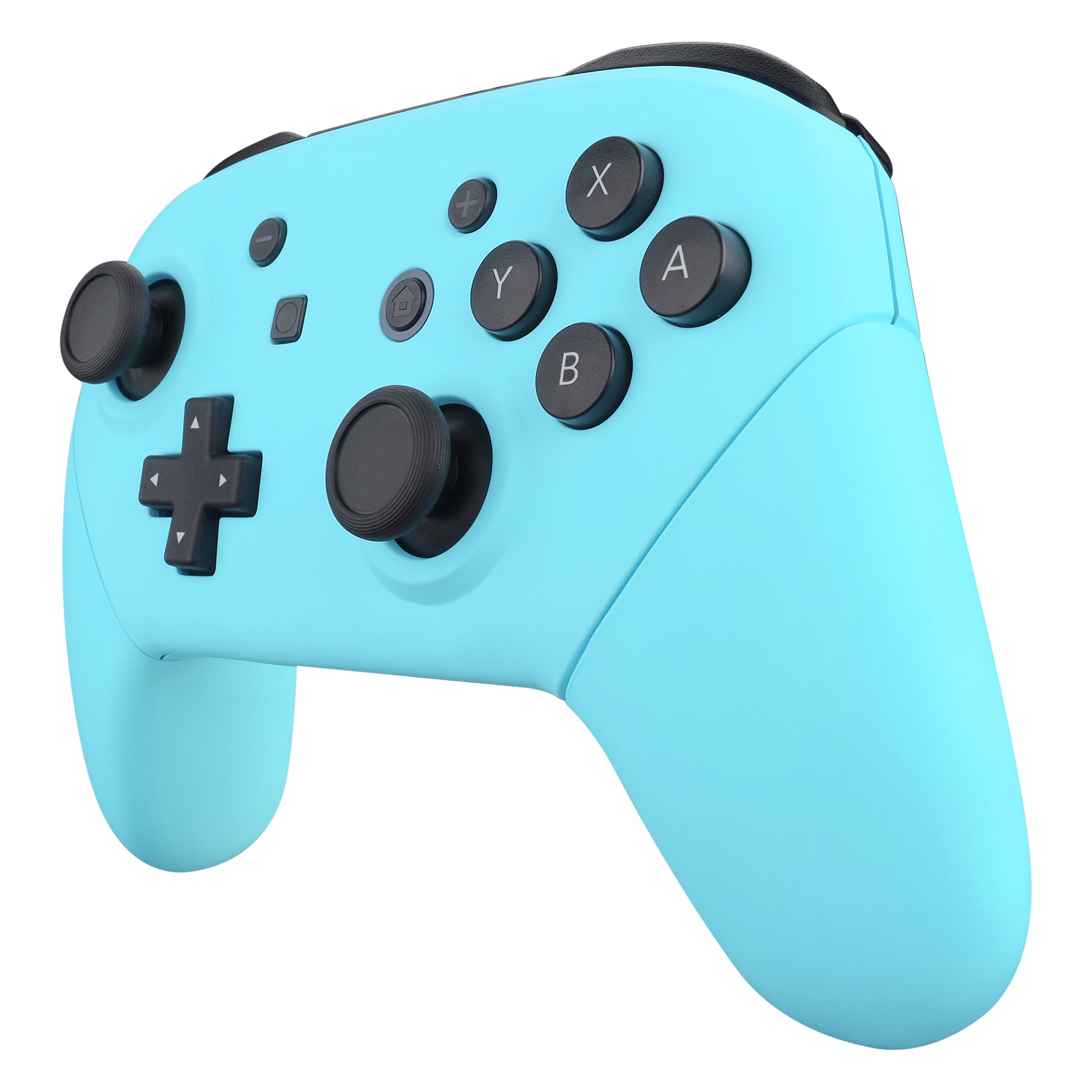 eXtremeRate Heaven Blue Faceplate & Backplate Replacement for Nintendo Switch Pro Controller - DIY Custom Shell Kit (Controller Not Included) - Perfect for Gaming, Modding & Personalization - FRP308