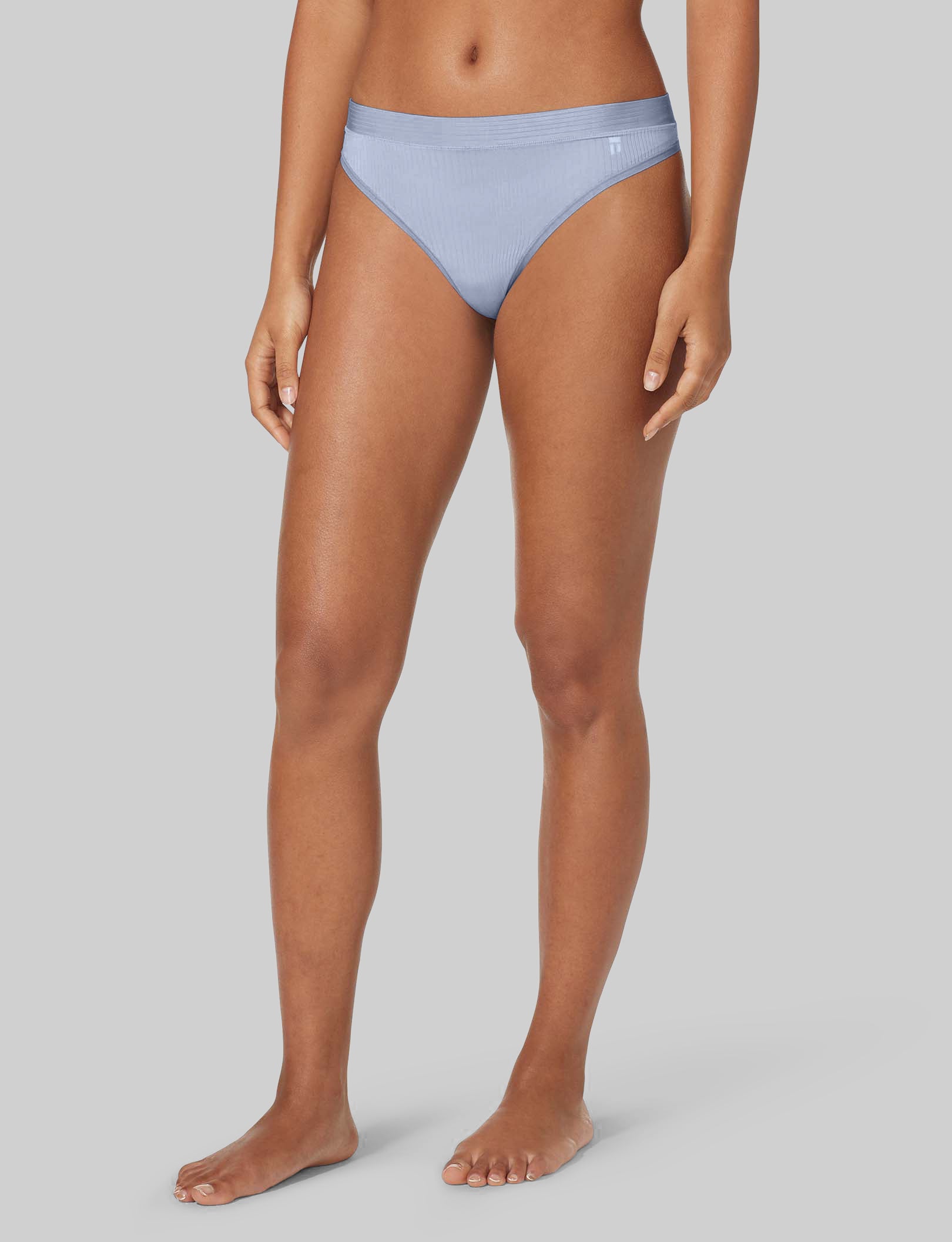 Women's Second Skin Luxe Rib Thong - Ultra Soft Seamless Underwear for All-Day Comfort | Perfect for Yoga, Workouts & Everyday Wear