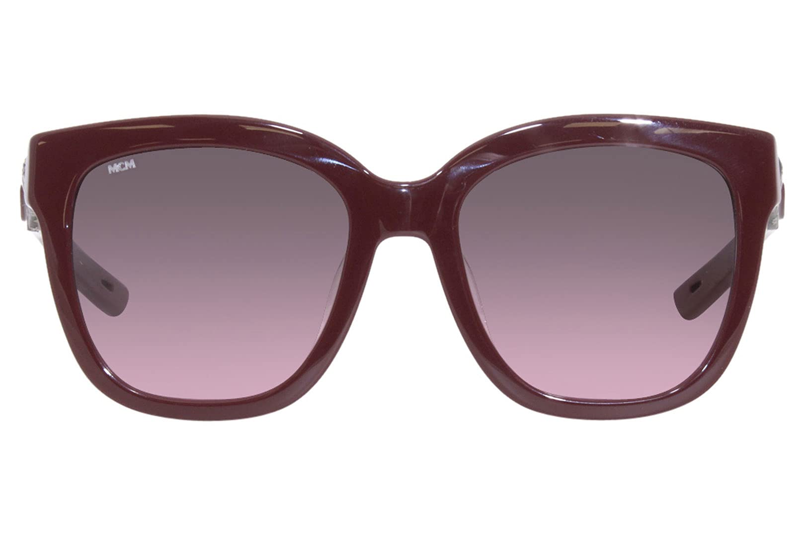 MCM 697 SLA 618 Sunglasses - Wine/Black Visetos Design - UV Protection & Polarized Lenses - Luxury Fashion Accessory for Women & Men - Perfect for Beach, Driving & Outdoor Activities