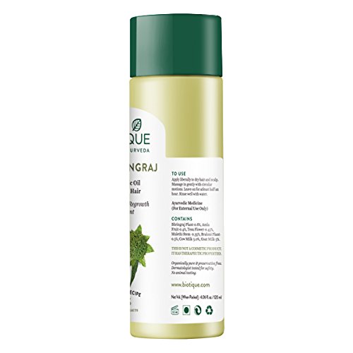 Biotique Bio Bhringraj Fresh Growth Therapeutic Hair Oil 120ml & Bio Neem Margosa Anti-Dandruff Shampoo & Conditioner 190ml Set - Promotes Hair Growth & Fights Dandruff - Perfect for Dry Scalp & Damaged Hair Care Routine