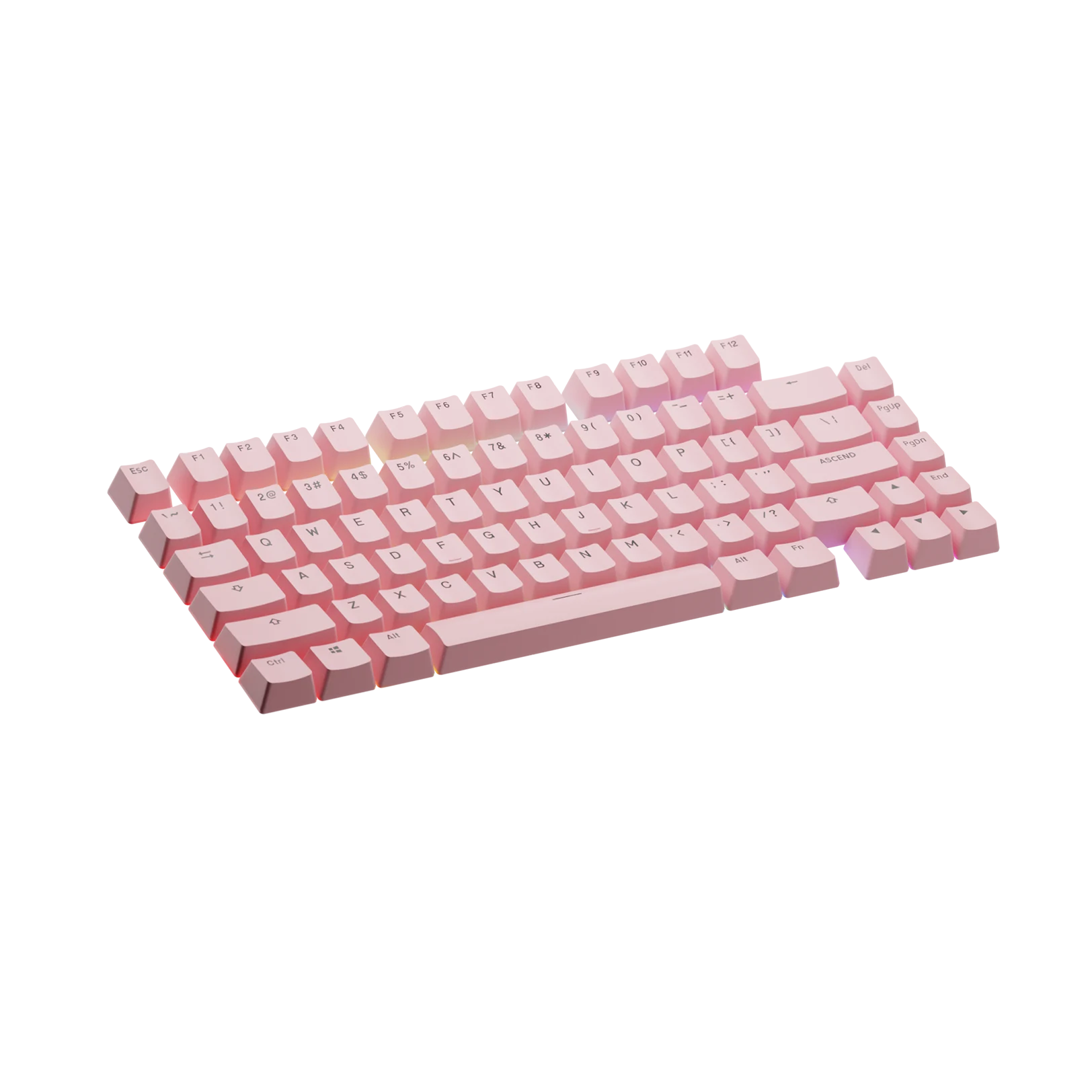 Custom Keycaps for Mechanical Keyboards - Potion Pink Cherry MX Switches - Perfect for Gaming, Typing & Office Work