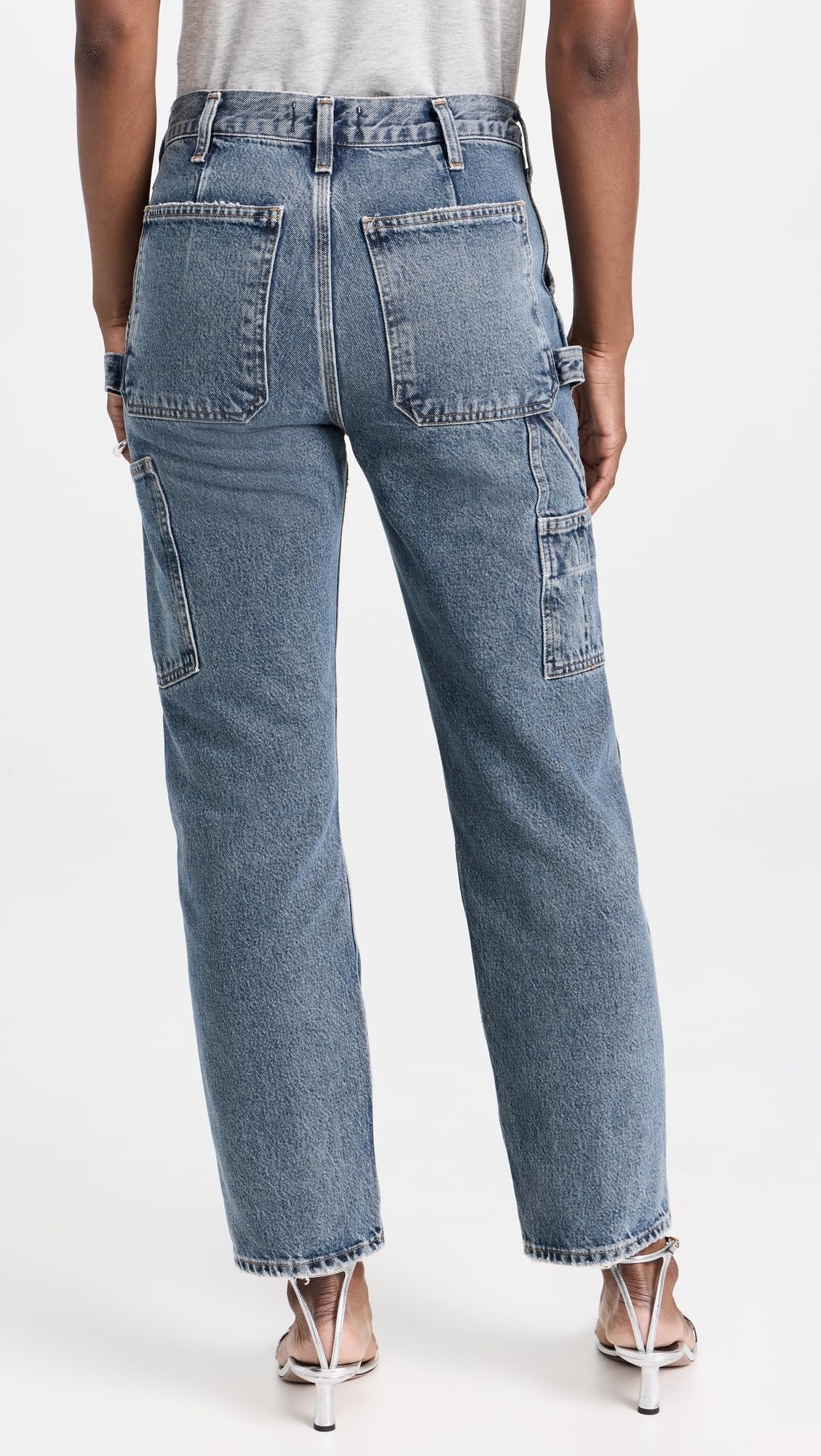 AGOLDE Women's Rami Carpenter Jeans - High Waist Straight Leg Denim Pants for Casual Wear & Everyday Outfits