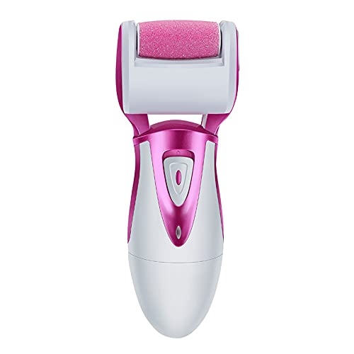 Rechargeable Electric Foot File & Callus Remover - Waterproof Pedicure Kit with 2 Grinding Heads for Cracked Heels & Dead Skin Removal | At-Home Spa Pedicure & Foot Care Solution for Soft Smooth Feet