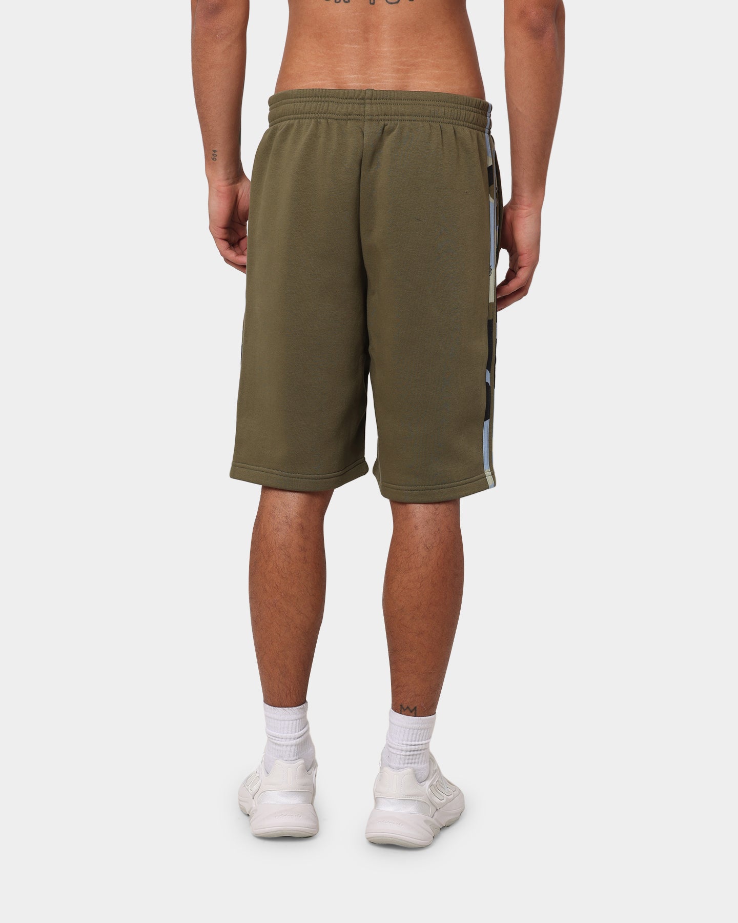 Adidas Camo Focoli Shorts for Men - Comfortable Athletic Running Shorts with Pockets - Perfect for Gym, Jogging & Casual Wear (Ochre)