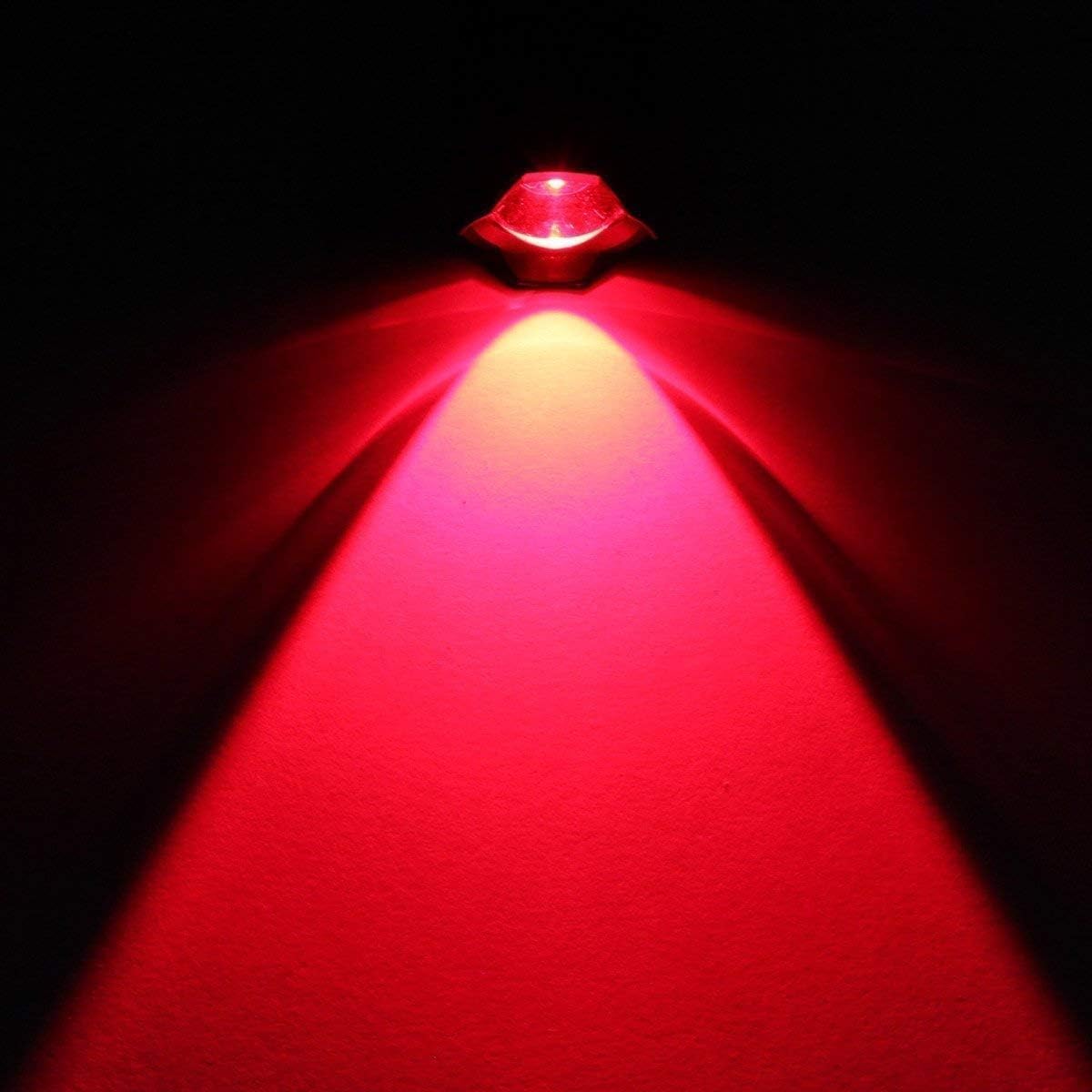 4 Pack Red LED Flashlight with 3 Modes - Perfect for Astronomy, Night Vision, Hunting & Outdoor Adventures | Compact & Durable for Camping, Hiking & Emergency Use
