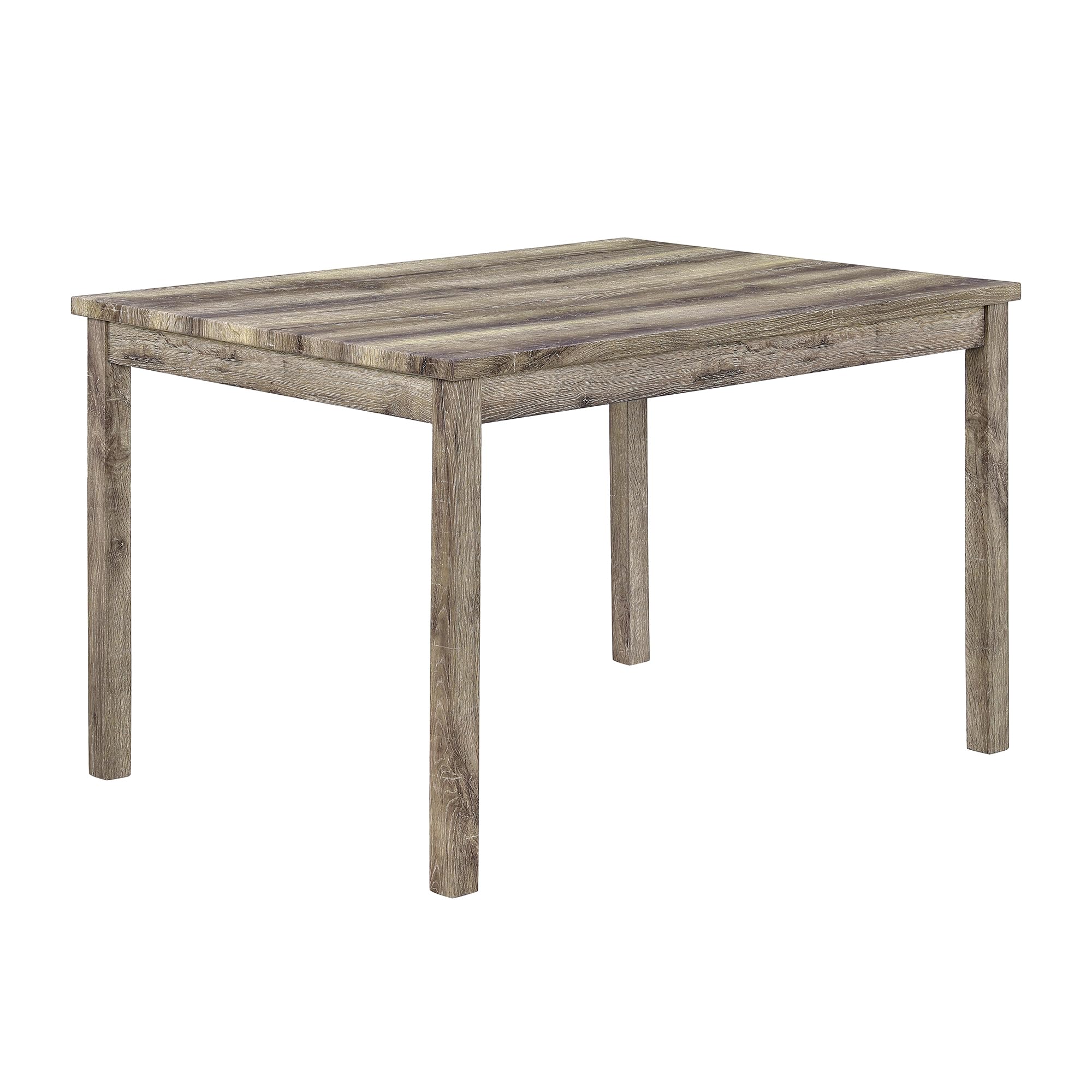 Harper & Bright Designs 5-Piece Solid Wood Dining Table Set with 4 Upholstered Chairs - Retro Kitchen Table & Chairs in Antique Yellow & Gray - Perfect for Small Spaces, Breakfast Nooks & Farmhouse Style Dining Rooms