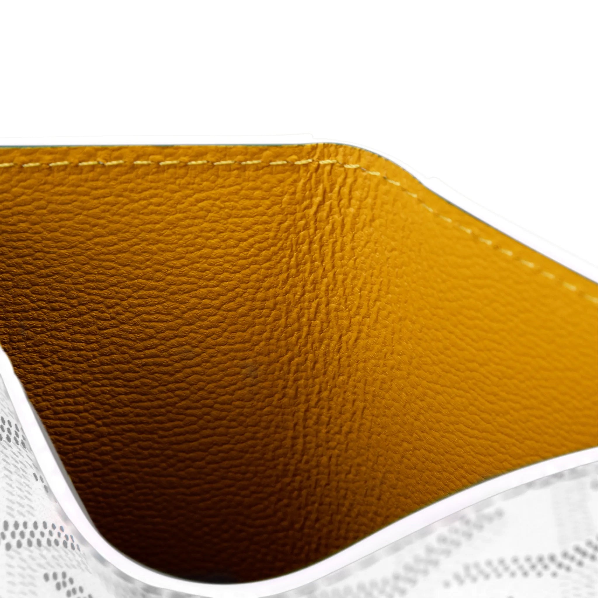 Goyard Saint Pierre Card Wallet in White | Luxury Slim Minimalist Card Holder for Men & Women | Perfect for Everyday Use, Travel & Business