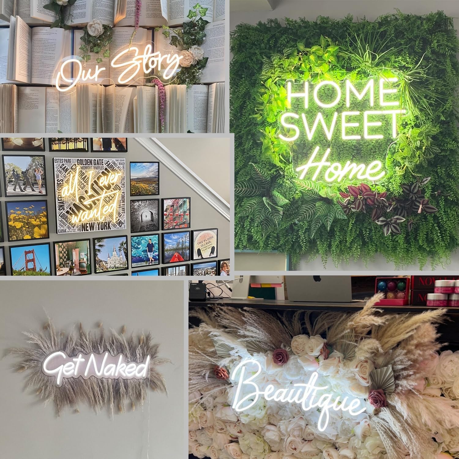 Custom LED Neon Signs - Personalized Large Name Lights for Wedding, Birthday, Events | Wall Decor for Bedroom, Gym, Office, Coffee Bar & Shop | Unique Gift & Business Signage