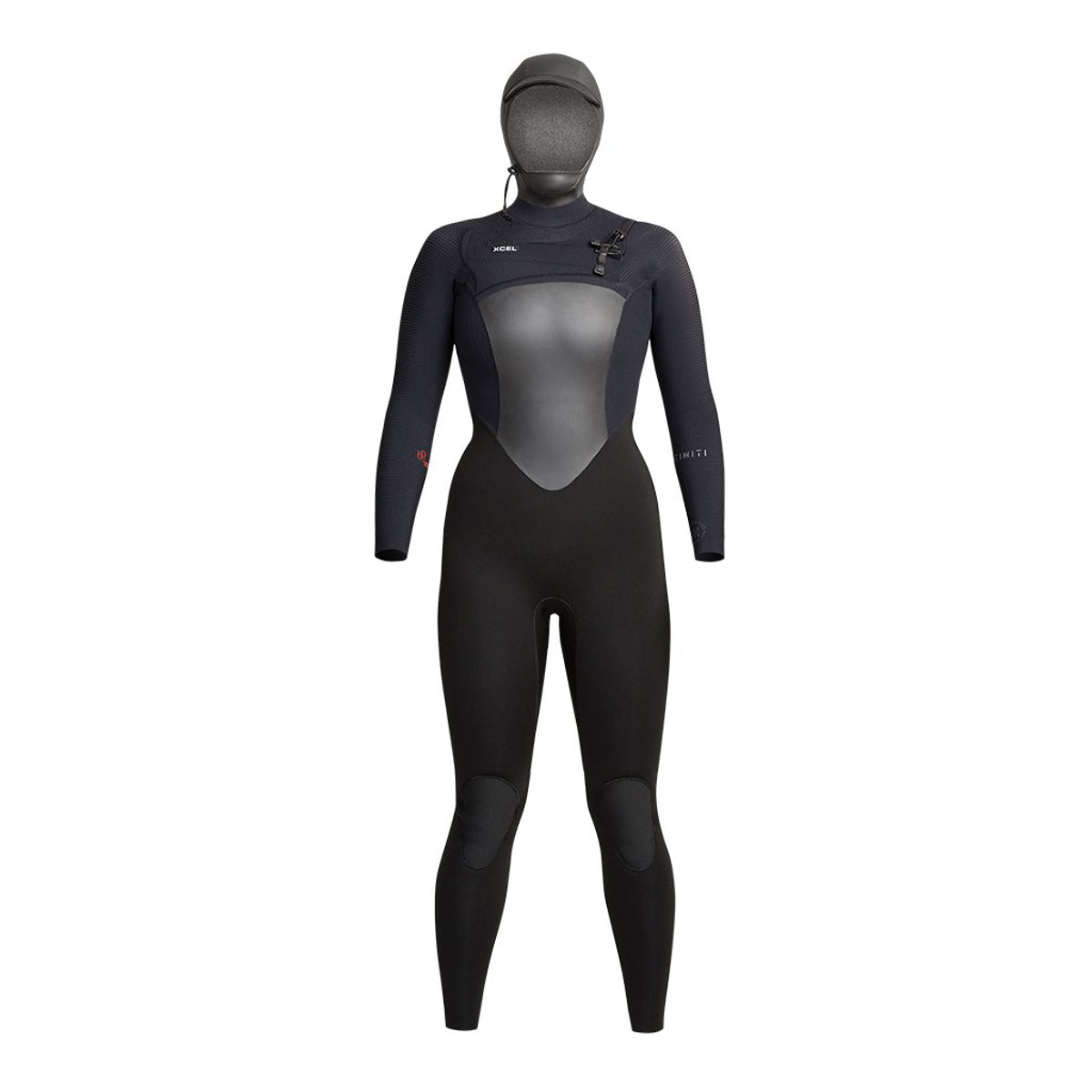 5/4 Women's XCEL Infiniti Hooded Wetsuit - Premium Neoprene Full Body Surfing Suit for Cold Water Surfing, Diving & Water Sports