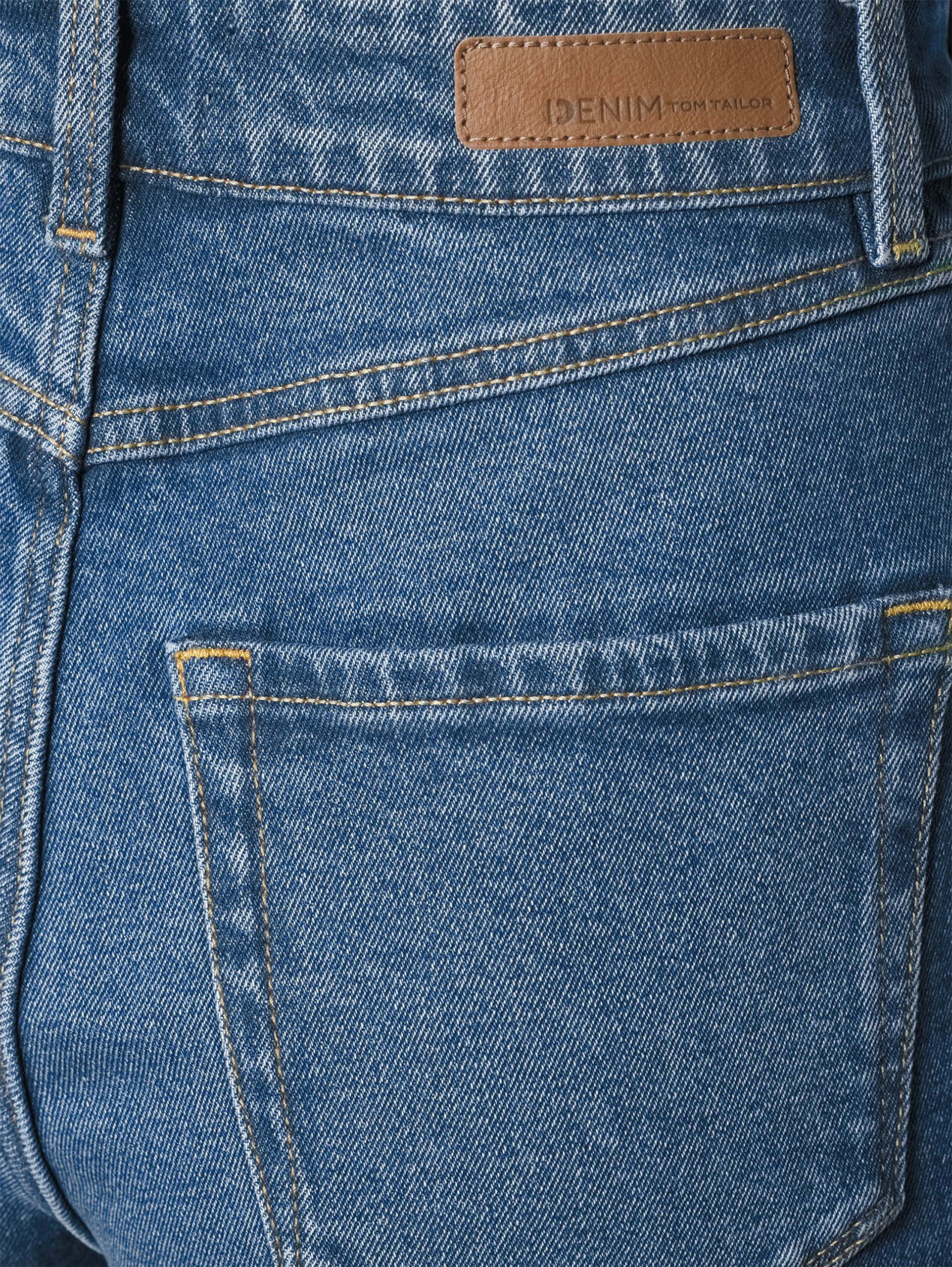 Tom Tailor Women's High Waist Mom Fit Jeans - Comfortable Stretch Denim Pants for Casual Wear & Everyday Outfits