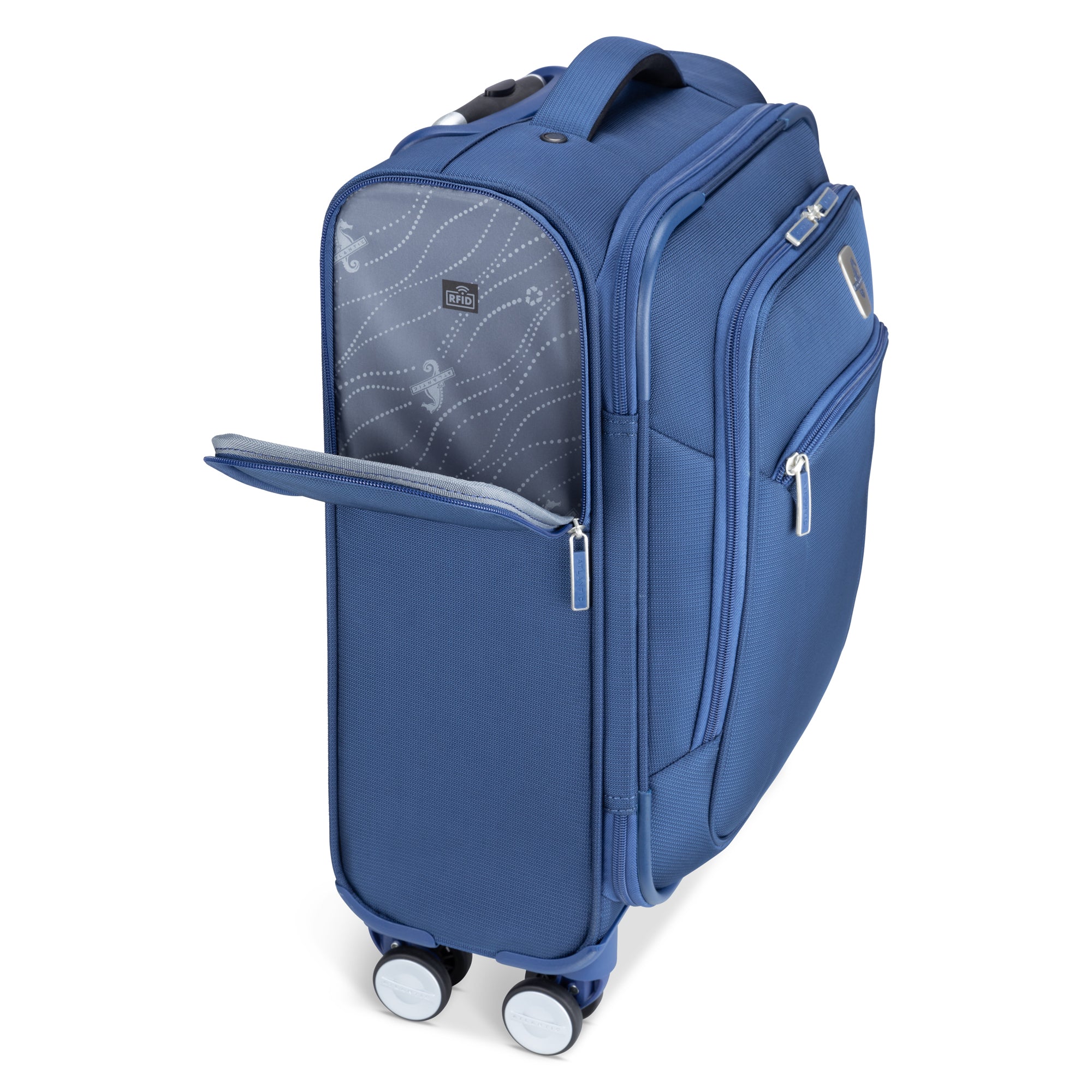 Atlantic Sailbound Carry On Luggage - Lightweight Expandable Suitcase with 360° Spinner Wheels for Air Travel, Business Trips & Weekend Getaways