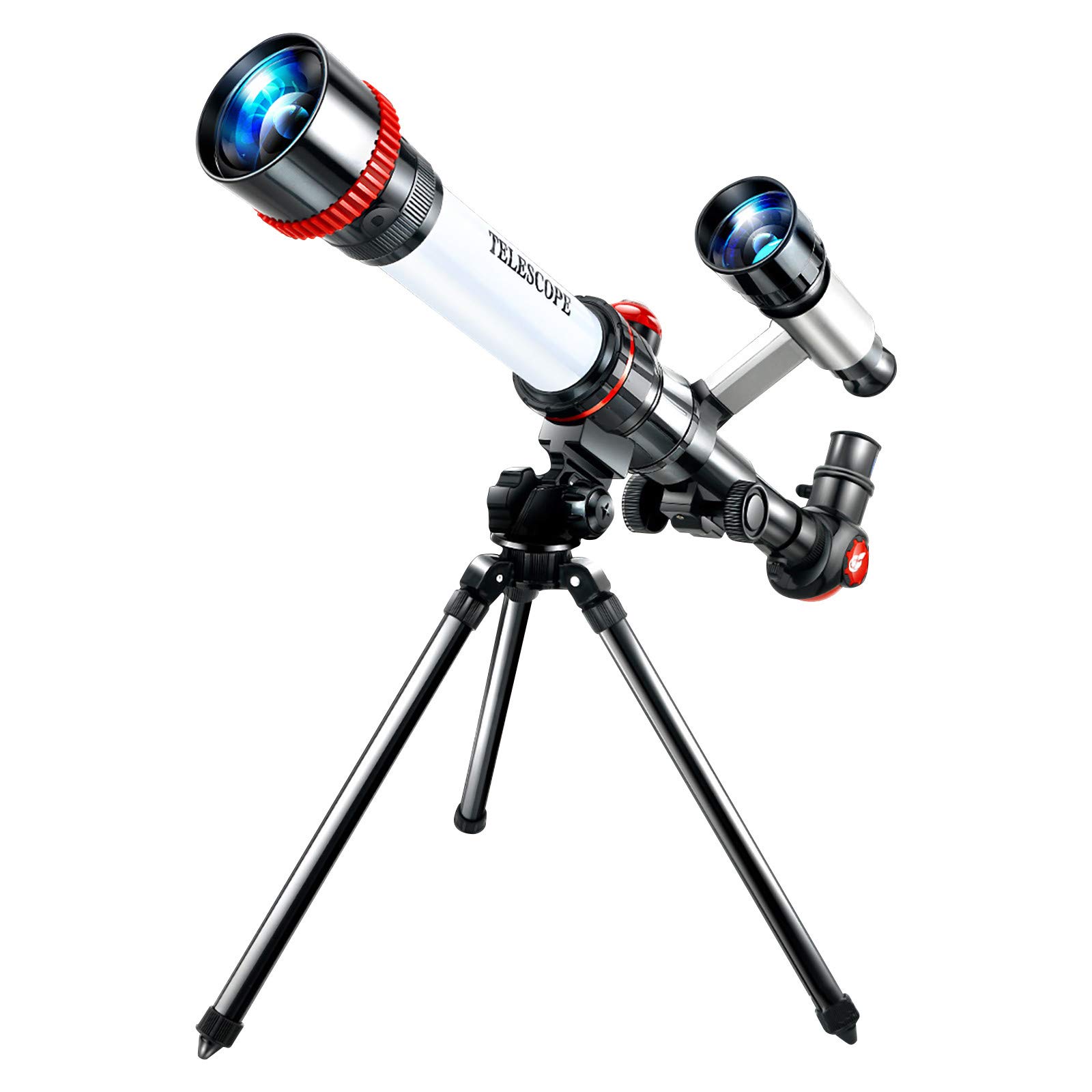 Best Beginner Astronomy Telescope for Kids & Students - High Power Refraction Telescope with Tripod, Portable Monocular Space Observation Scope - Perfect for Backyard Stargazing, School Science Projects & Outdoor Exploration