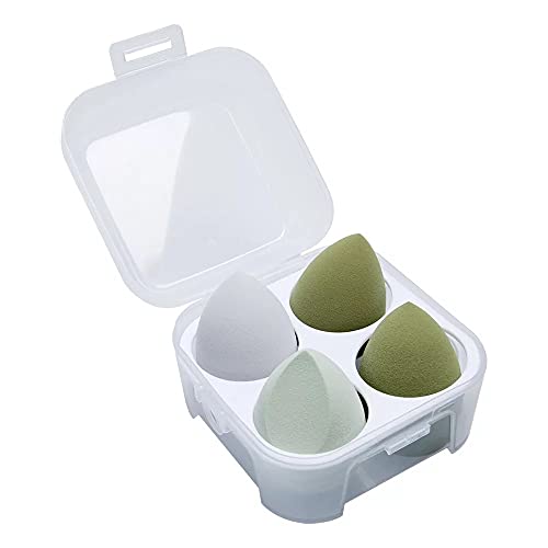 Reusable & Washable Green Beauty Blenders & Foundation Sponges for Makeup - Bombay Vanity - Perfect for Flawless Liquid & Powder Application