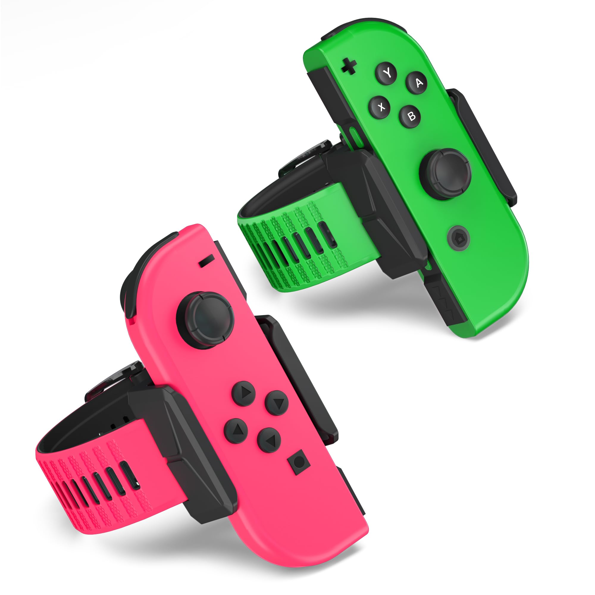 Narati Adjustable Silicone Wrist Bands for Nintendo Switch & OLED - Compatible with Joy Cons - Perfect for Just Dance 2025, 2024, 2023, 2022, 2021 - 2 Pack for Adults & Kids - Ideal for Gaming, Fitness & Dance Parties