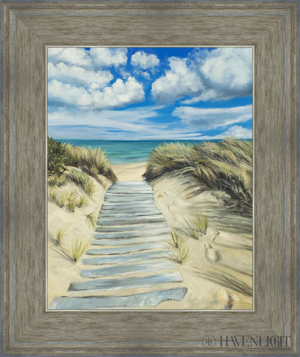 Seaside Decor - Handcrafted Broken Path Mosaic Art Piece for Home & Garden Wall Decor | Perfect for Beach House, Coastal Living Room, or Outdoor Patio