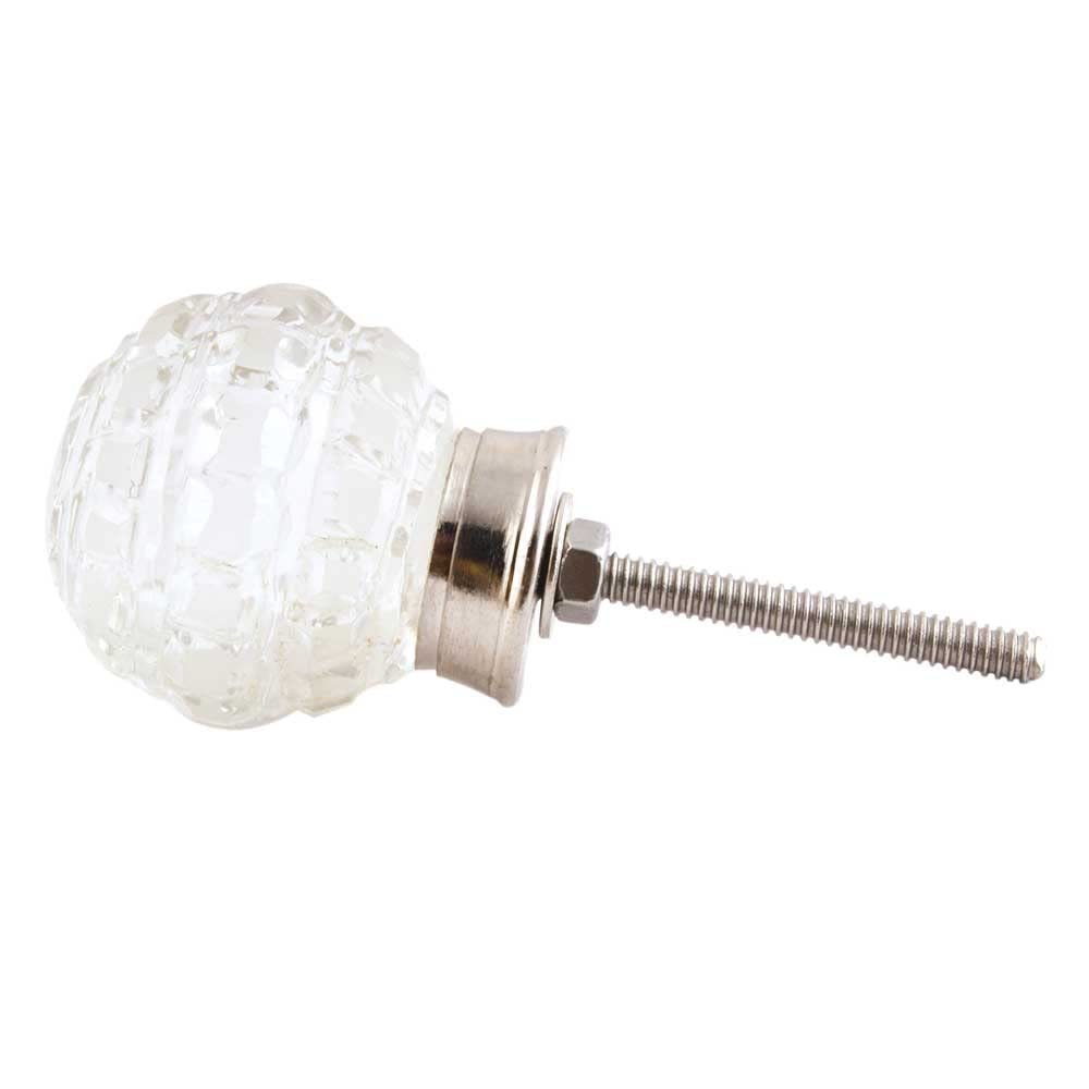 10 Pack Clear Round Glass Drawer Knobs - Premium Kitchen Cabinet Hardware & Dresser Pulls for Home Decor - Perfect for Bedroom, Bathroom & Office Furniture Upgrades