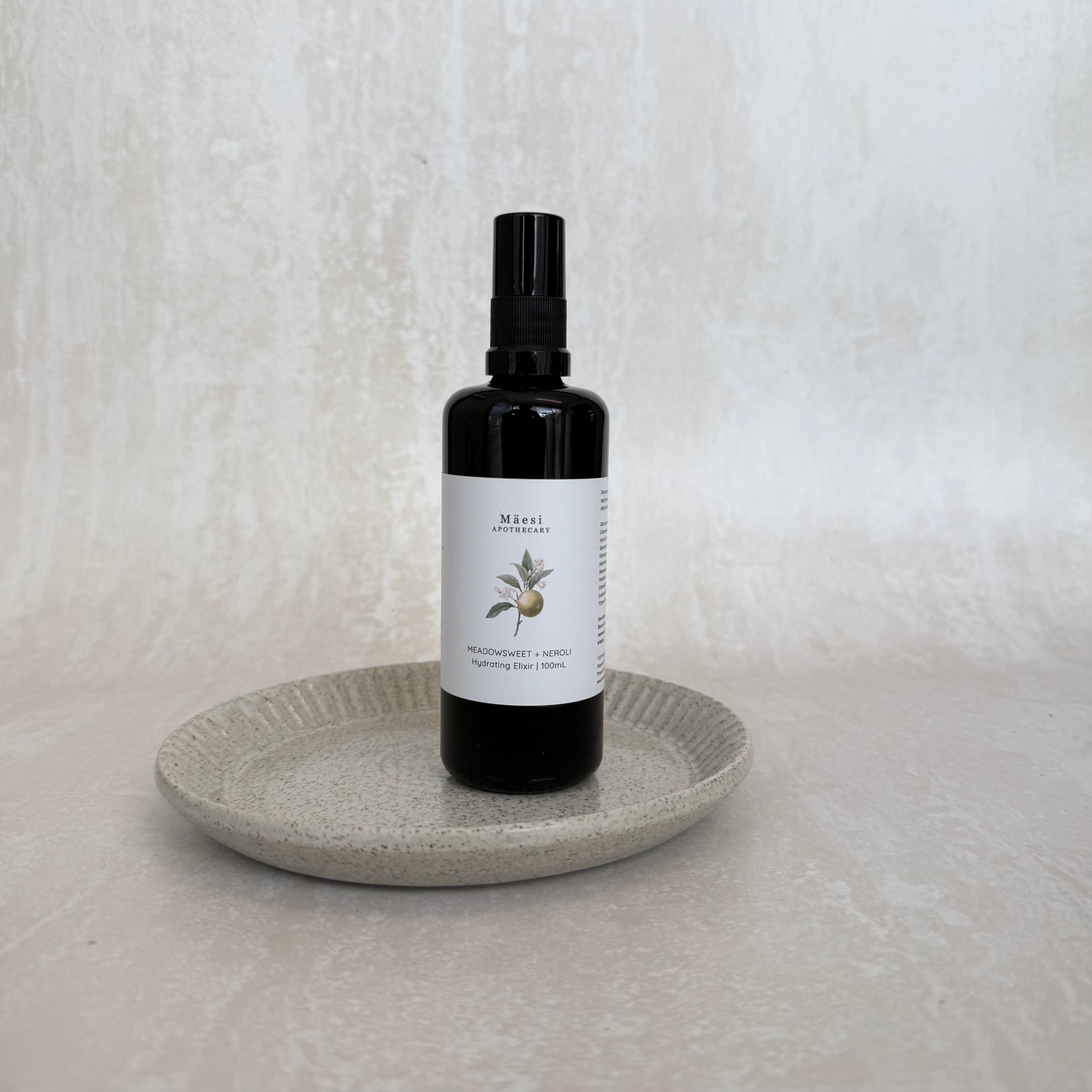 Meadowsweet & Neroli Hydrating Face Elixir - Moisturizing Facial Serum for Dry Skin | Day & Night Skincare Routine | Cruelty-Free & Vegan Formula