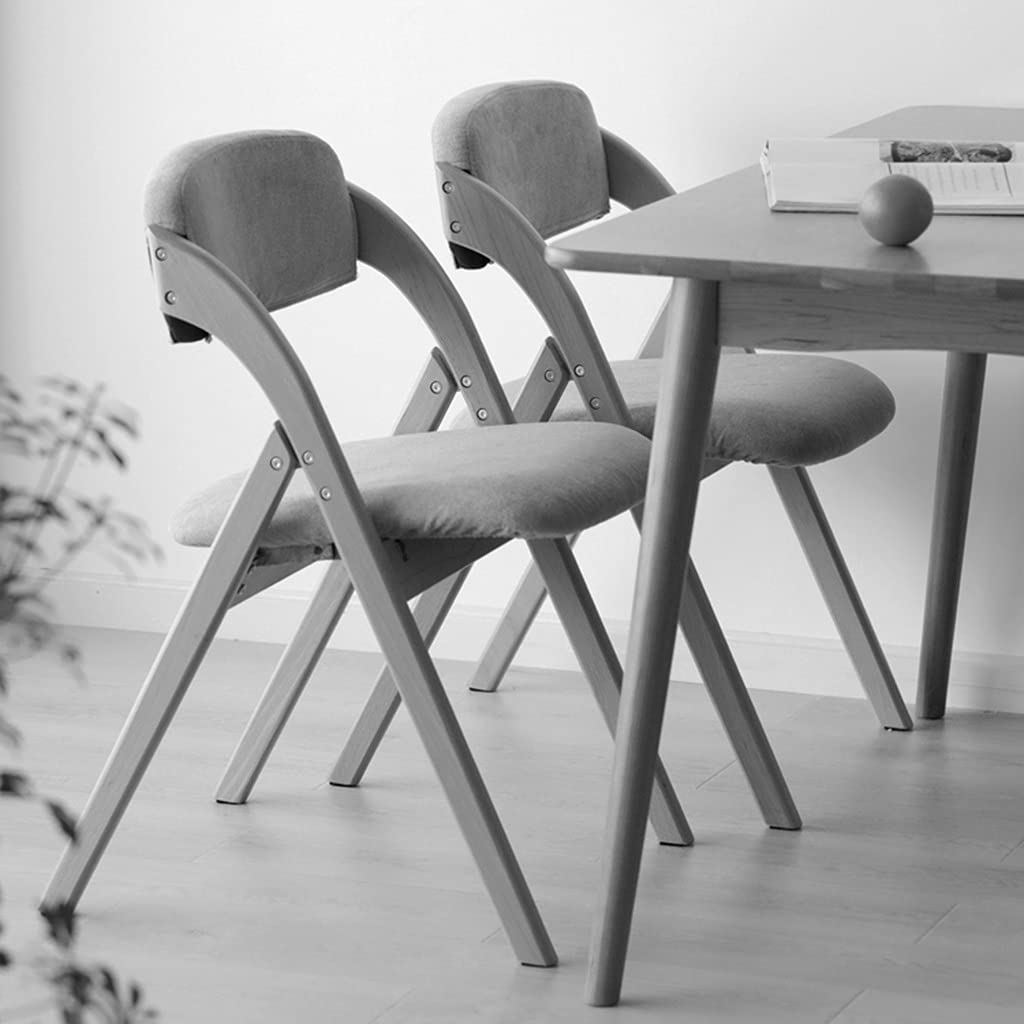 Premium Wooden Restaurant Chair - Heavy Duty Gray Home Office Desk Chair & Cafe Lounge Chair (52.5x60x78.5cm) - Perfect for Dining Rooms, Coffee Shops, and Workspaces