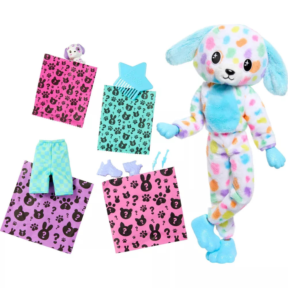 HRK37 Barbie Cutie Reveal Dog Toy - Surprise Unboxing & Play Set for Kids | Perfect for Birthday Gifts & Pretend Play