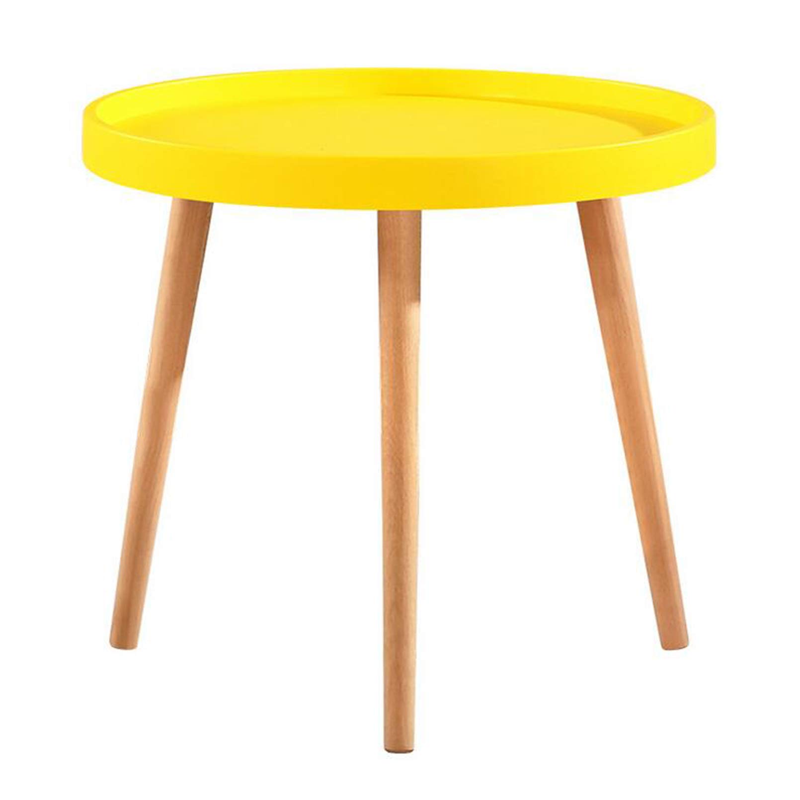 Compact Side Table for Small Spaces - Sofa End Table, Coffee Table for Living Room, Bedroom, Balcony & Office - Perfect for Coffee, Snacks & Laptop Use