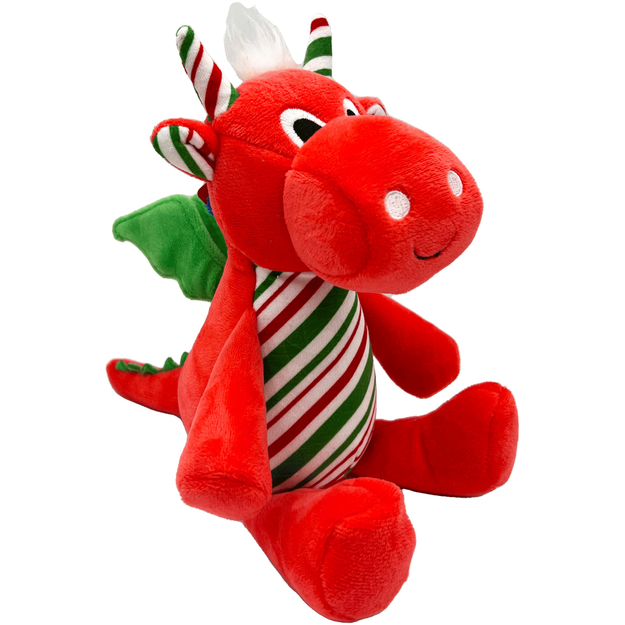 Lulubelles Snowball Dragon Plush Dog Toy - Soft & Durable Chew Toy for Small & Medium Dogs - Perfect for Playtime, Training & Cuddling