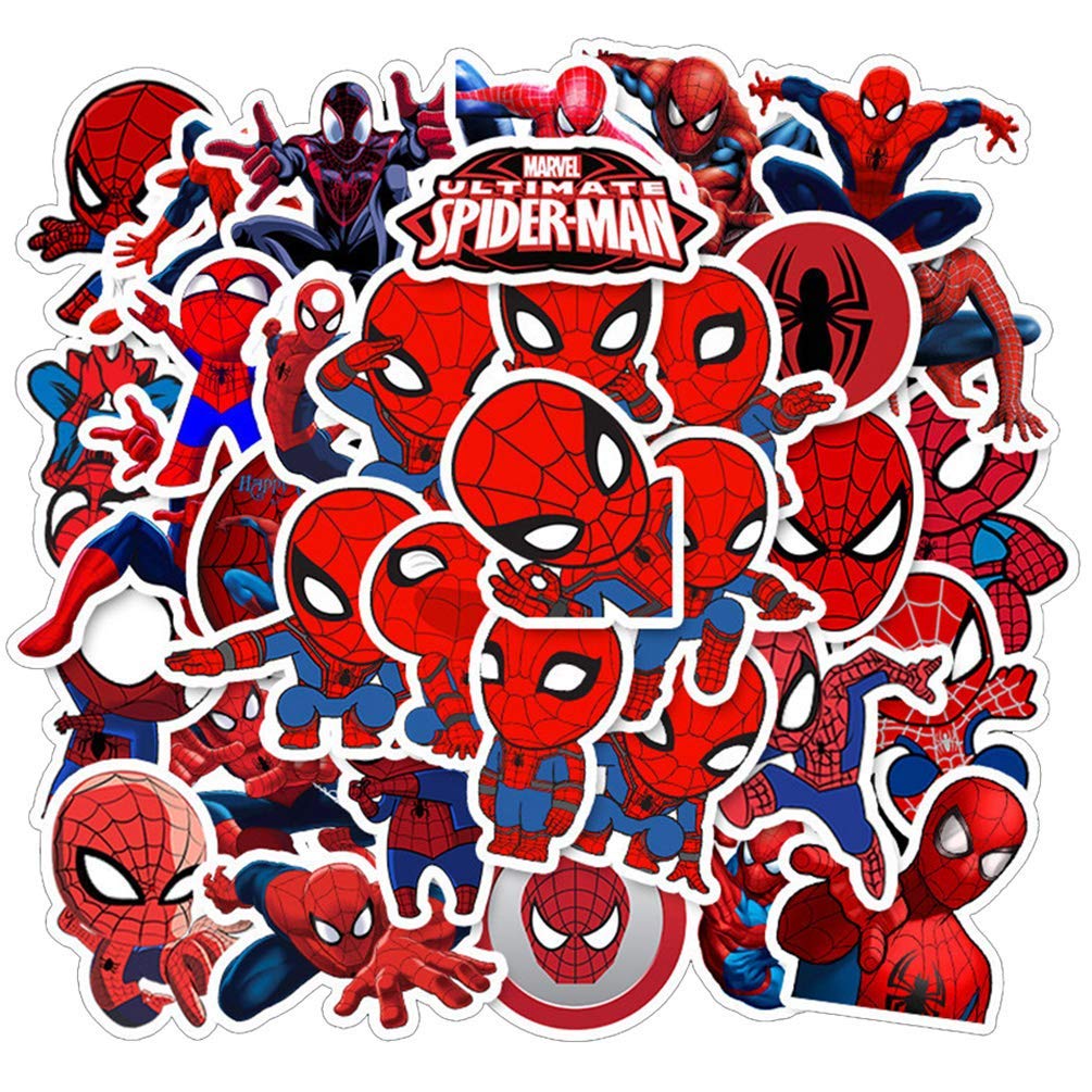 STORM GYRD Kids Stickers - Superhero Vinyl Decals for Water Bottles, Hydro Flasks, MacBooks, Cars, Bikes, Bumpers, Skateboards & Luggage | Perfect for School Supplies, DIY Crafts & Personalizing Your Belongings
