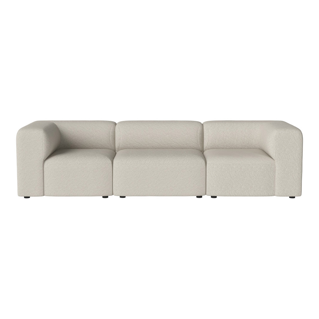 Modern Angle 3-Seater Sofa - Comfortable L-Shaped Sectional Couch for Living Room, Lounge & Small Spaces - Perfect for Apartments, Dorms and Cozy Home Decor