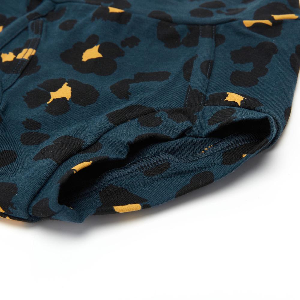 Boys Leopard Print Night Sky Underwear - Soft Cotton Briefs for Kids - Comfortable Sleepwear & Lounge Wear for Boys