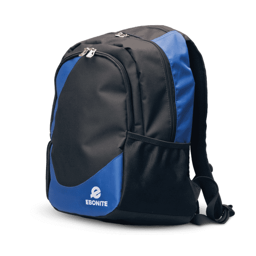 Premium Ebonite Bowling Backpack - Durable Blue Bowling Bag for Men & Women - Perfect for League Play, Tournaments & Travel